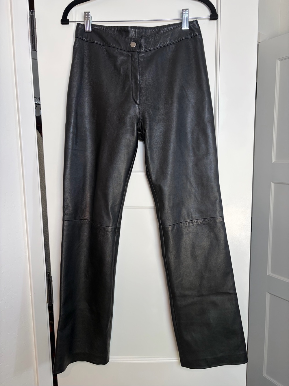 Vintage 90s Micheal Hoban North Beach Leather Black Pants (4)